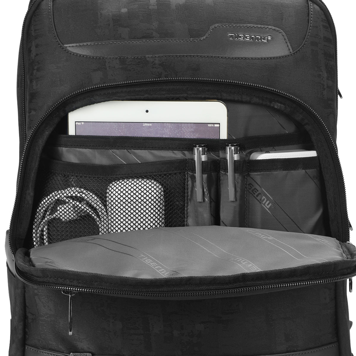 Tigernu Retro Laptop Backpack Black