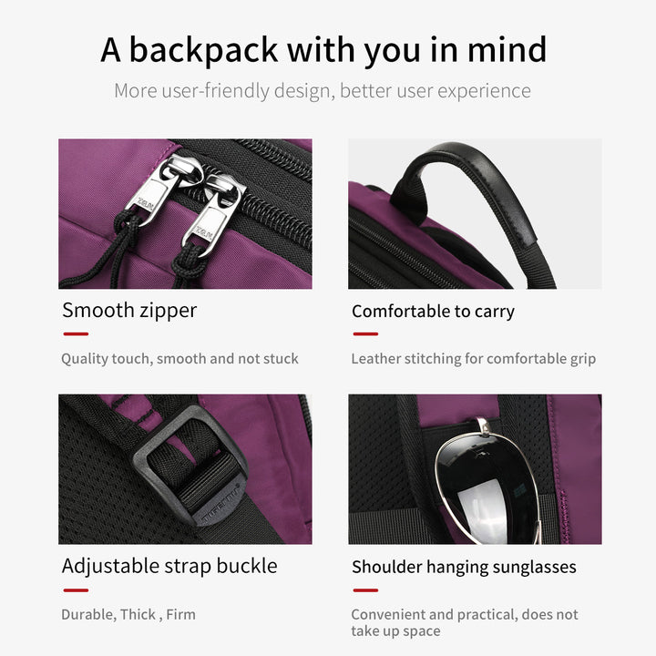 Buy Tigernu TB-S slim backpack for women black
