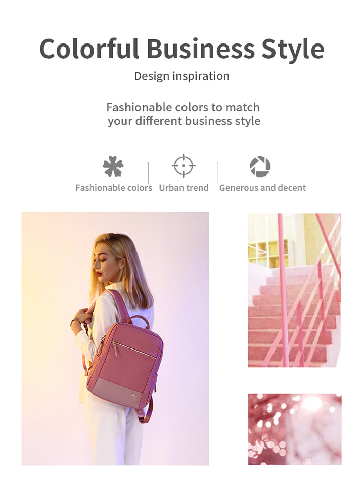 Buy Bopai City-S Laptop backpack for women peach