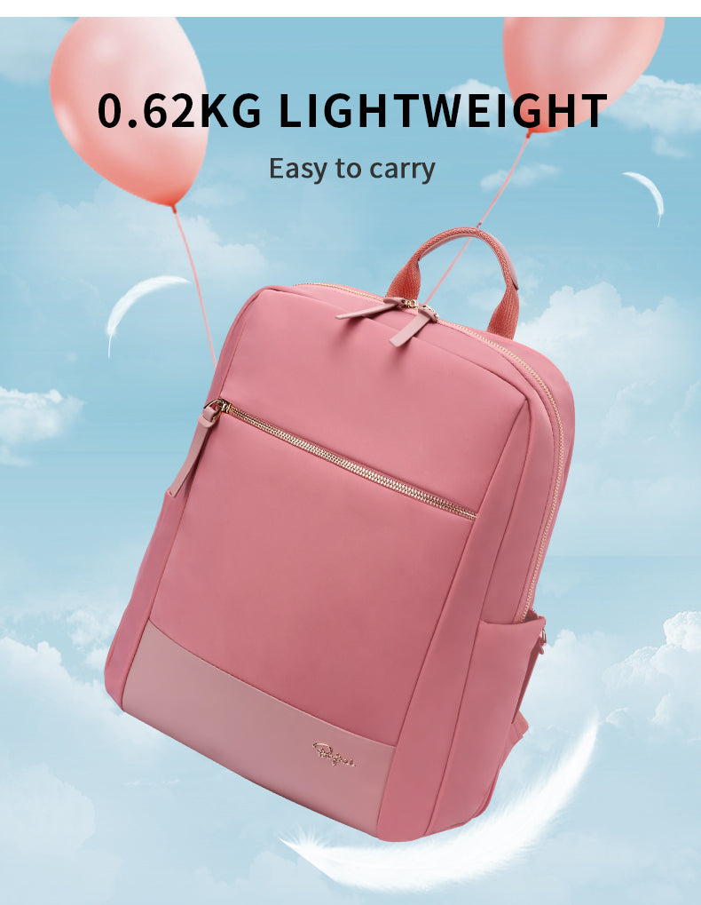 Bopai City-S Laptop backpack for women peach