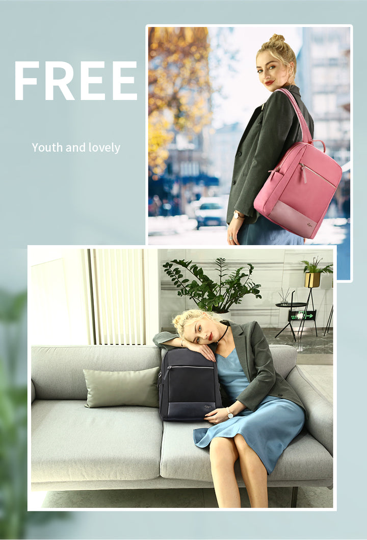 Buy Bopai City-S Laptop backpack for women peach