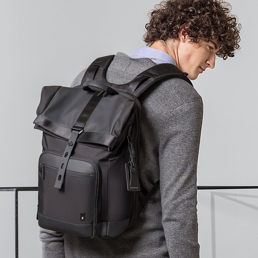 BANGE G-TYPE I Roll Top Laptop Backpack