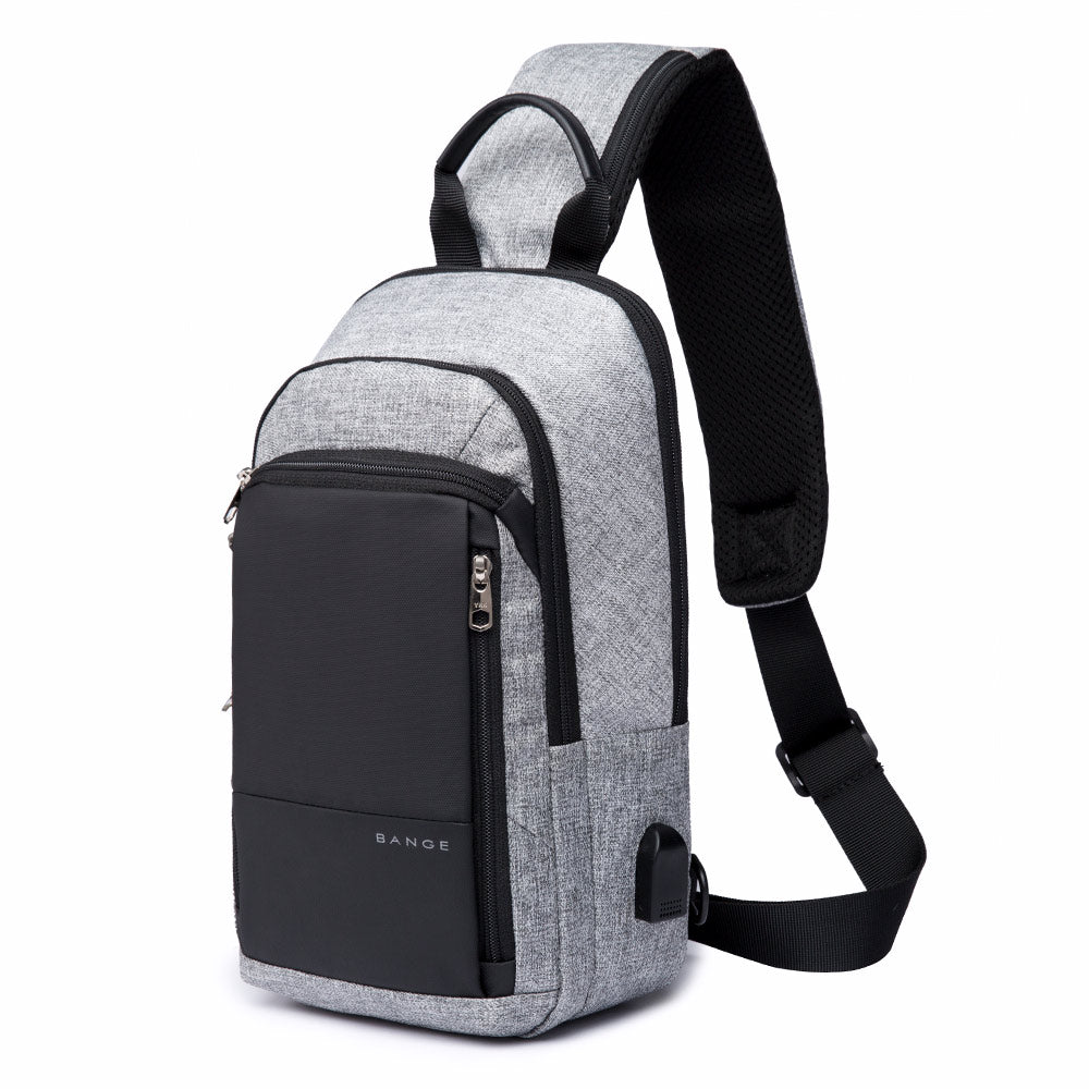 Bange CB-1 Crossbody Sling Pack Bag Grey