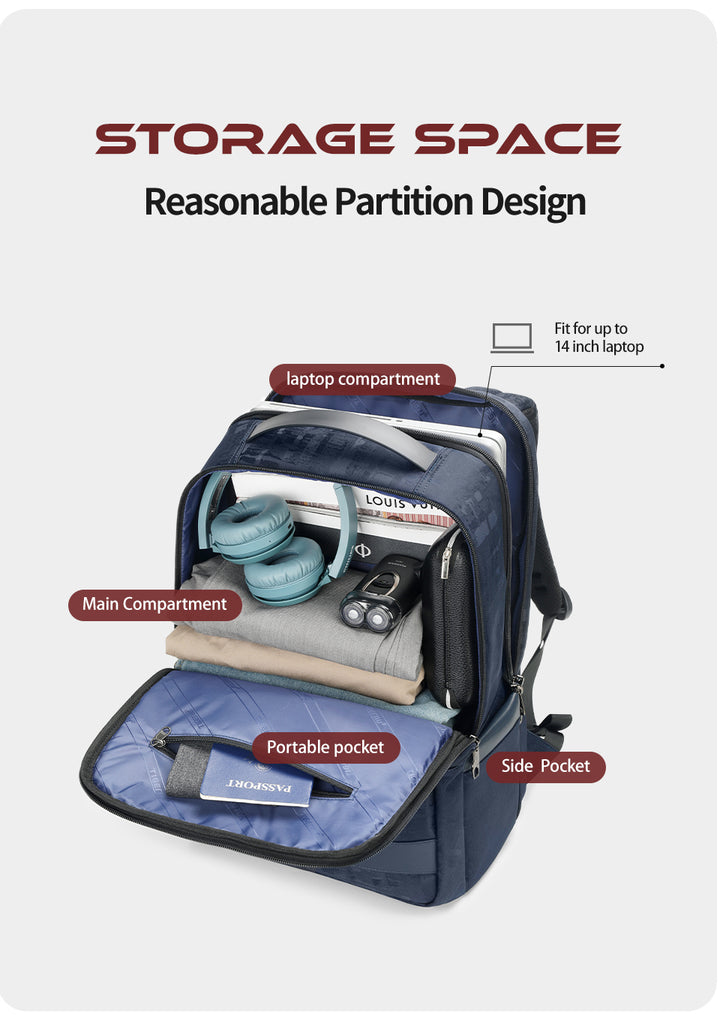 Buy Tigernu Retro Laptop Backpack Blue