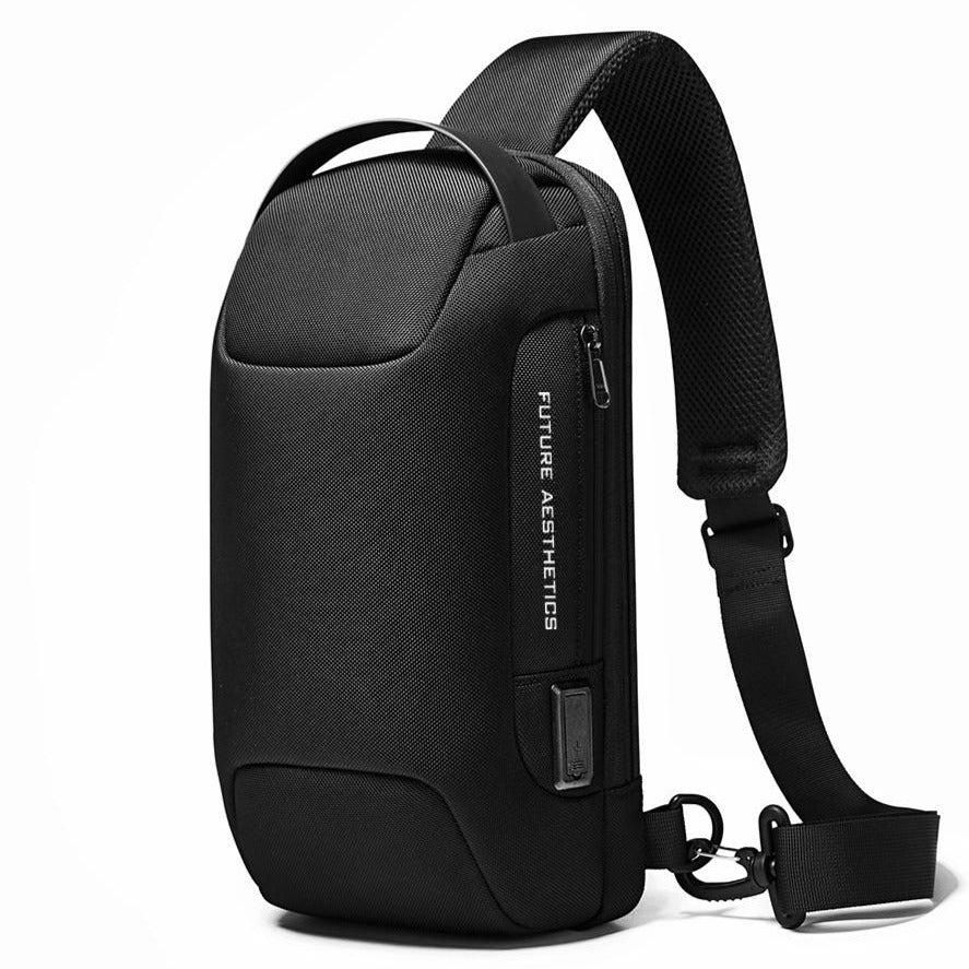 Bange AT S Anti Theft Sling Pack Bag Grey Euston Bags