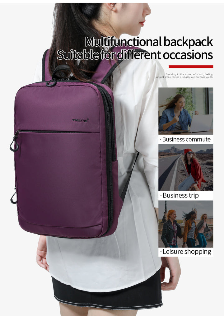 Buy Tigernu TB-S slim backpack for women black