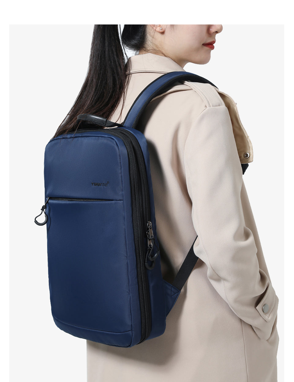 Tigernu TB-S slim backpack for women purple